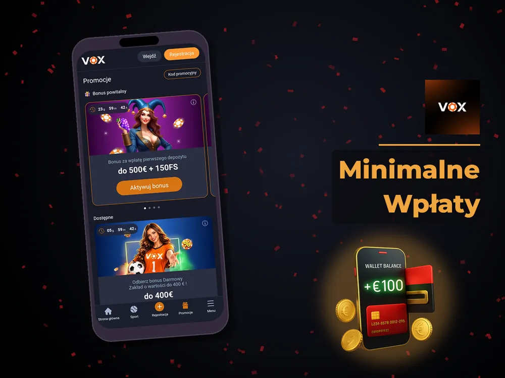 vox casino - Minimalne Wpłaty