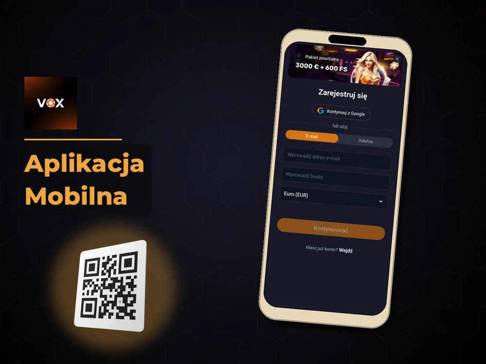 vox casino - Aplikacja Mobilna