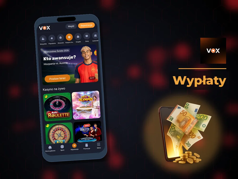 vox casino - Wypłaty