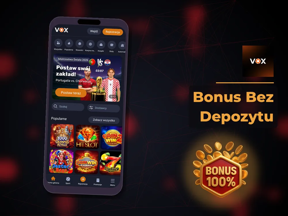 vox casino - Bonus Bez Depozytu