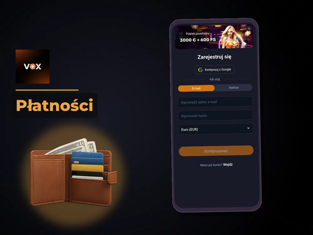 vox casino - Płatności