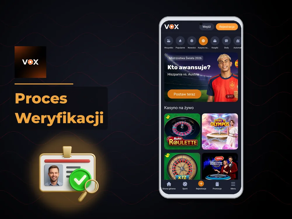 vox casino - Proces Weryfikacji