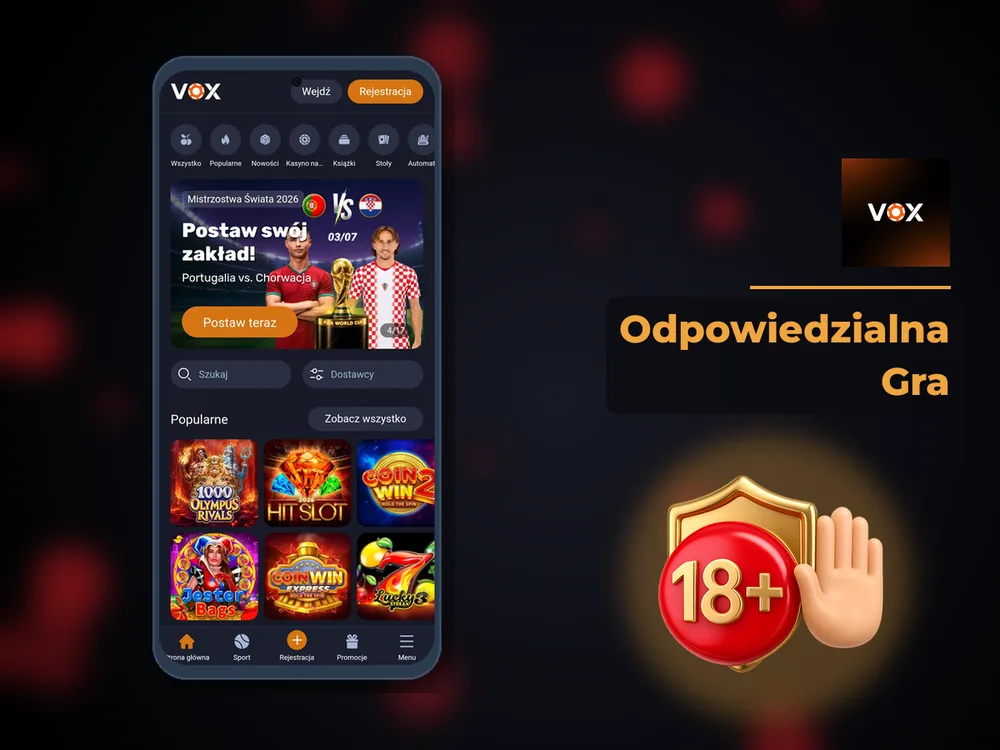 vox casino - Odpowiedzialna Gra