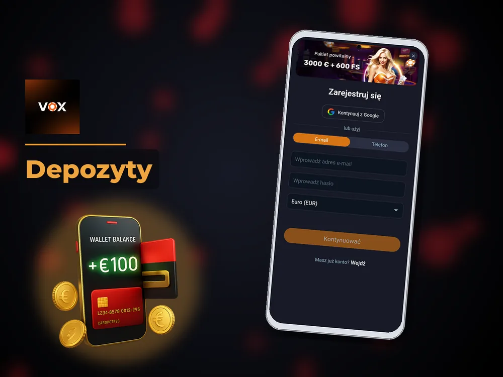 vox casino - Depozyty