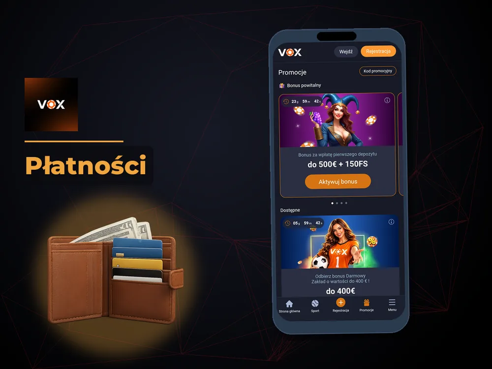 vox casino - Płatności
