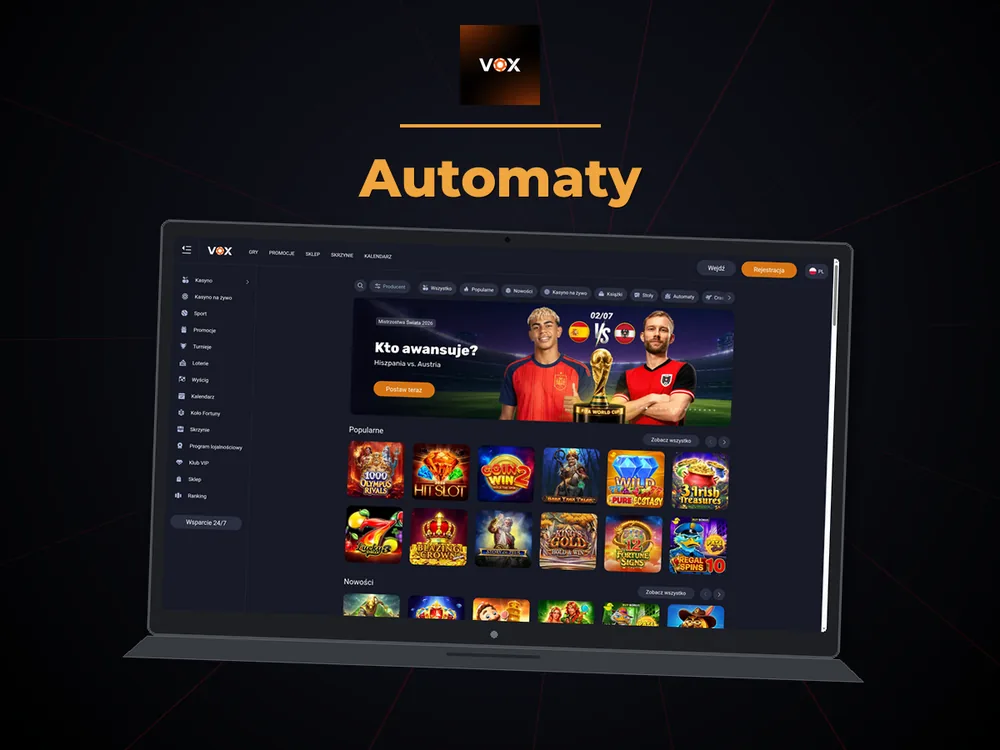 vox casino - Automaty