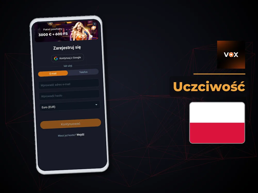 vox casino - Uczciwość
