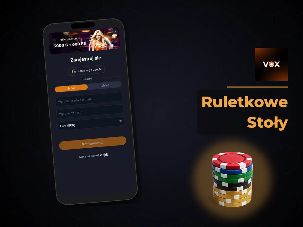 vox casino - Ruletkowe Stoły