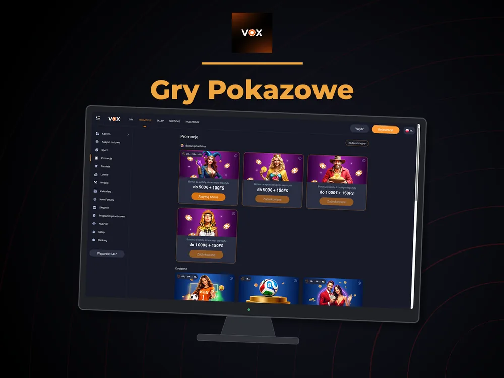 vox casino - Gry Pokazowe