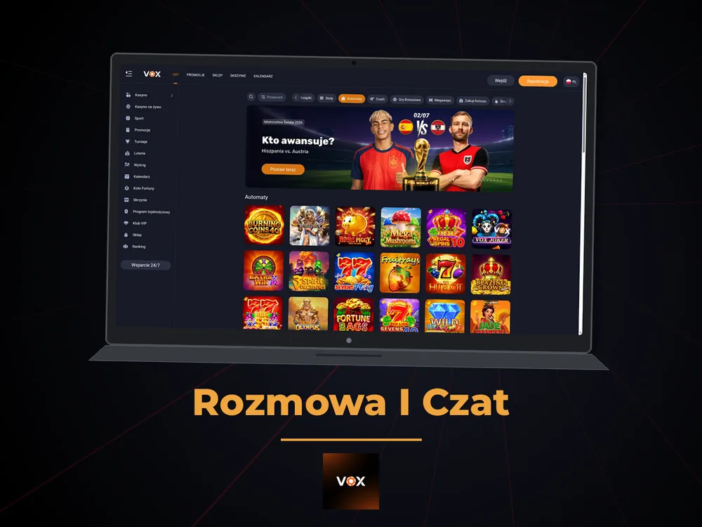 vox casino - Rozmowa I Czat