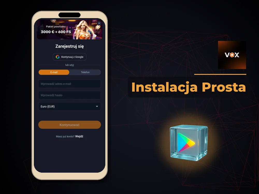 vox casino - Instalacja Prosta