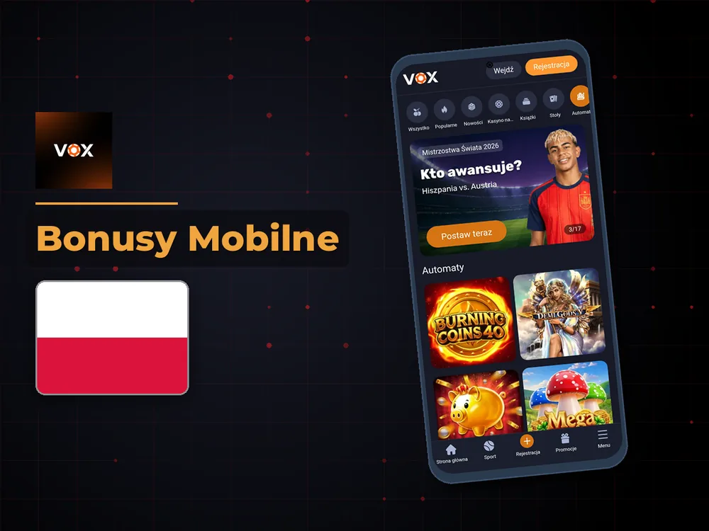 vox casino - Bonusy Mobilne