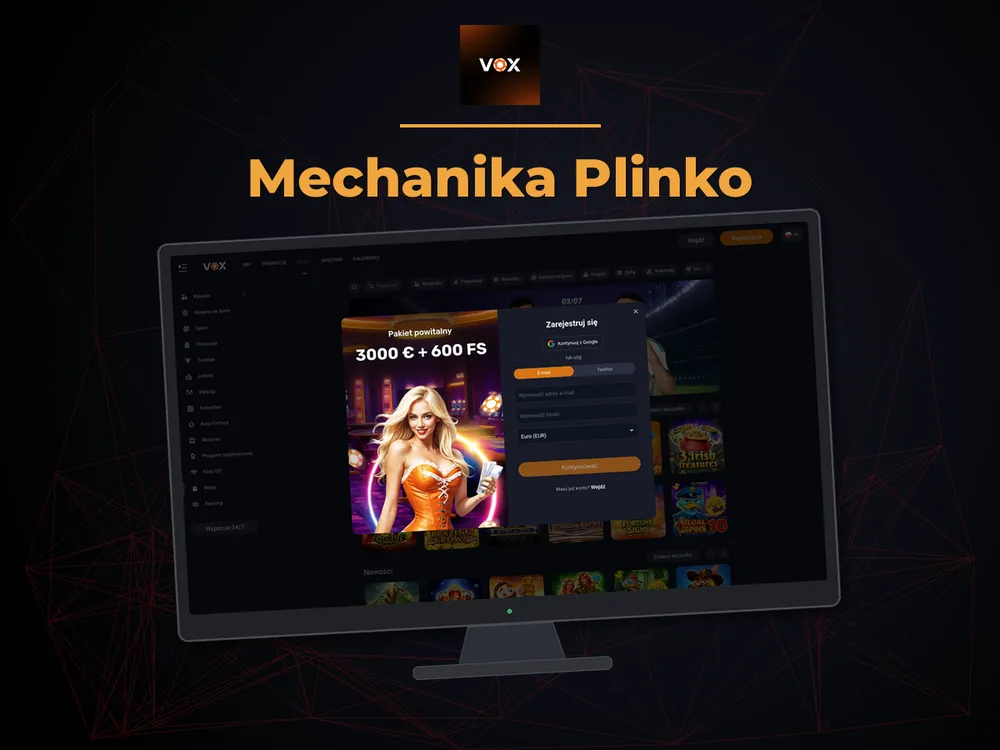 vox casino - Mechanika Plinko