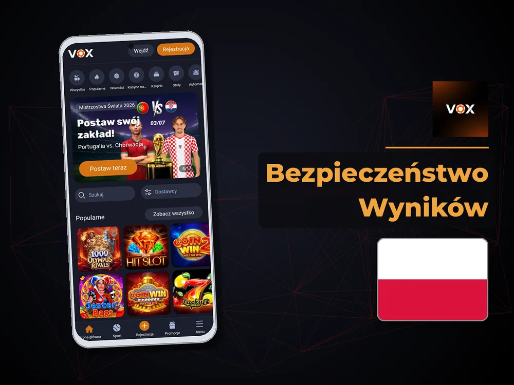 vox casino - Bezpieczeństwo Wyników