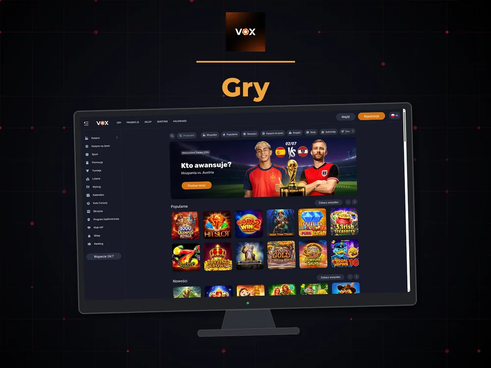 vox casino - Gry