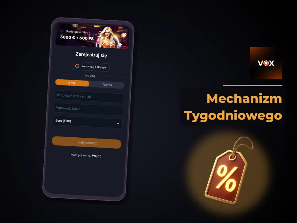vox casino - Mechanizm Tygodniowego