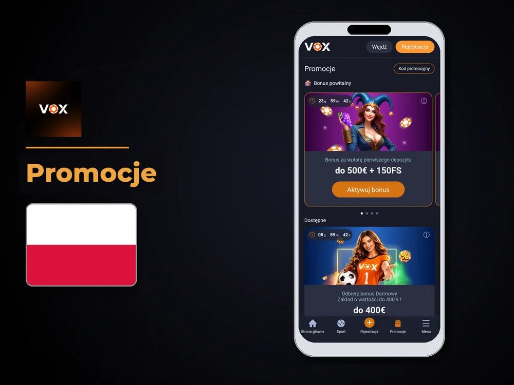 vox casino - Promocje