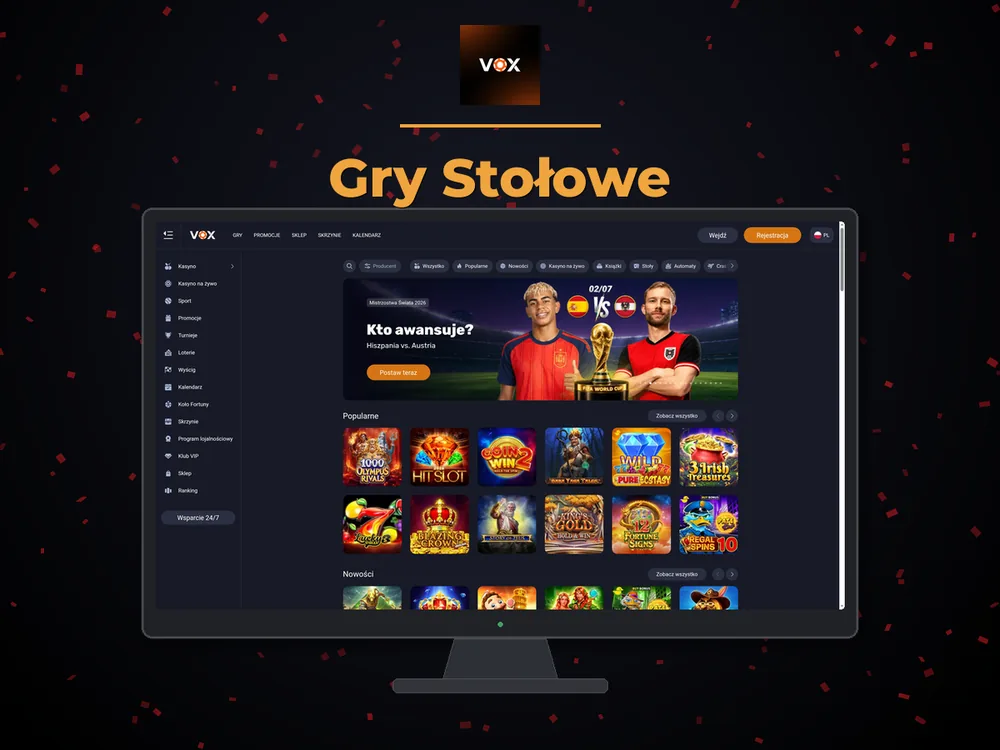 vox casino - Gry Stołowe