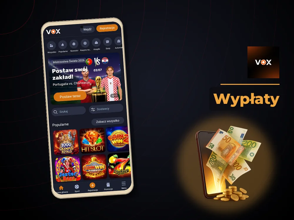 vox casino - Wypłaty