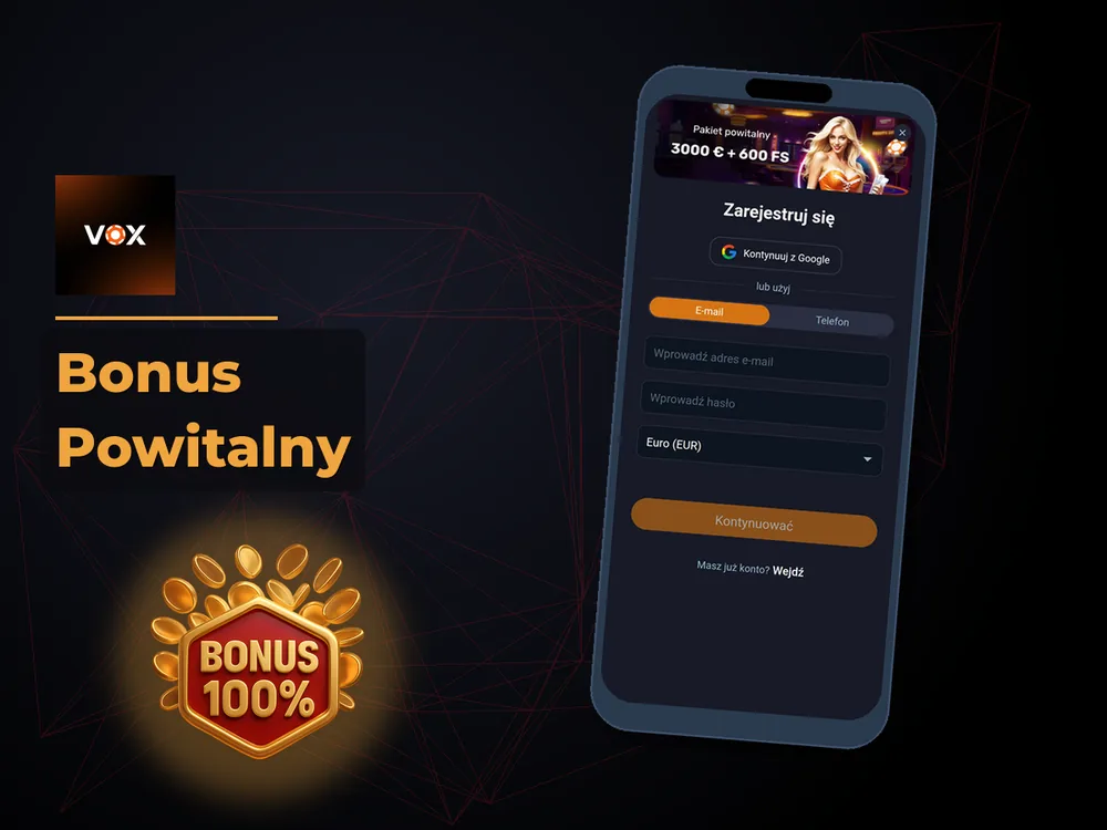 vox casino - Bonus Powitalny