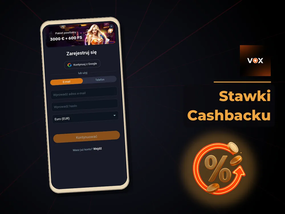 vox casino - Stawki Cashbacku