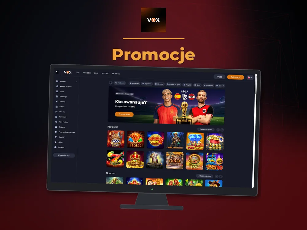 vox casino - Promocje