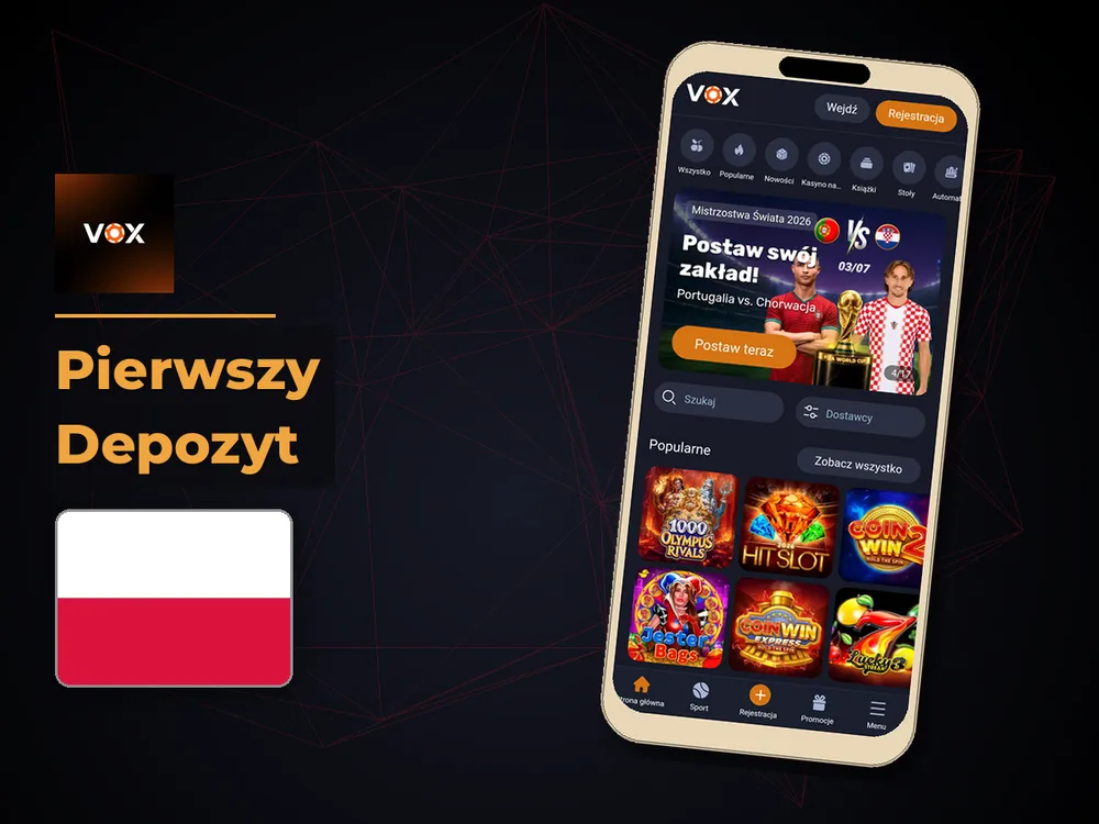 vox casino - Pierwszy Depozyt