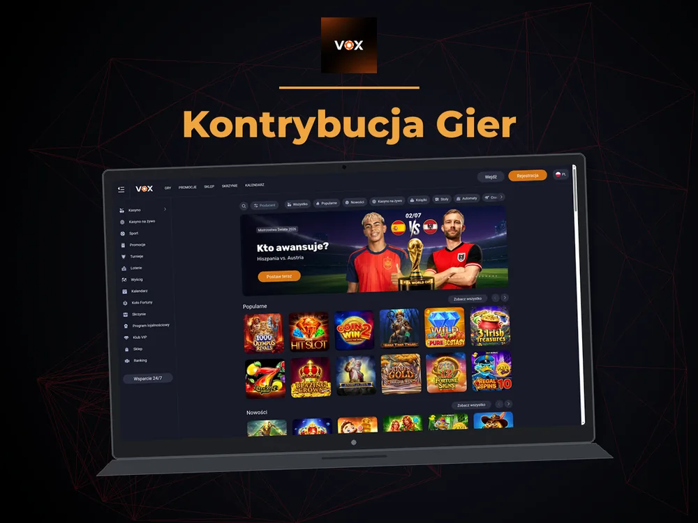 vox casino - Kontrybucja Gier