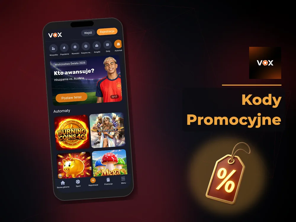 vox casino - Kody Promocyjne
