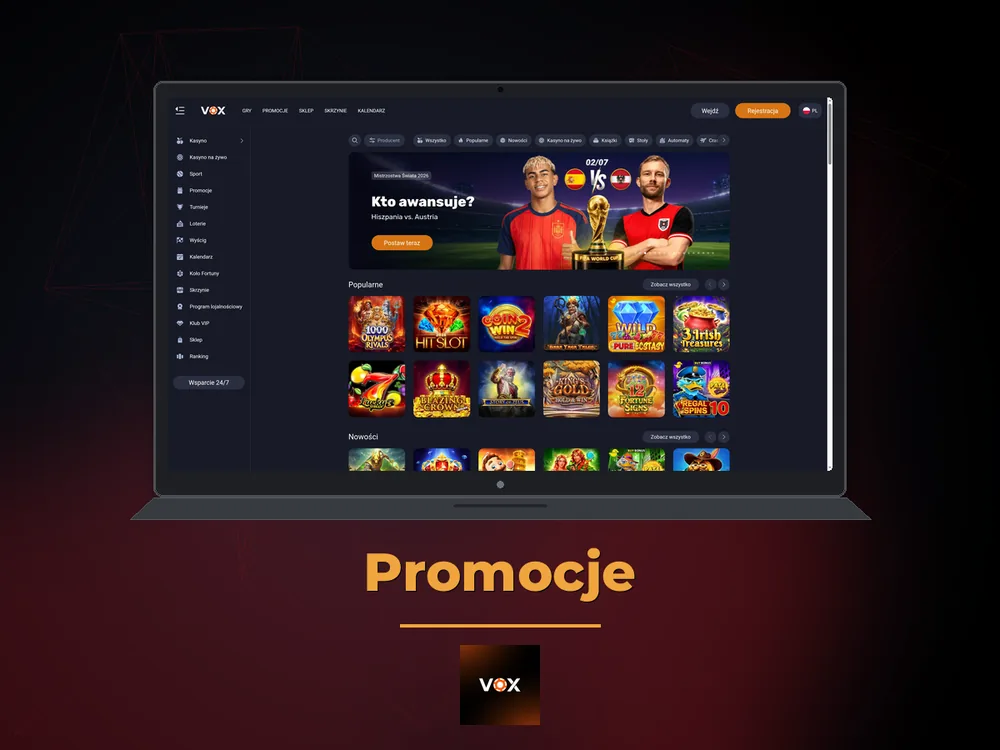 vox casino - Promocje