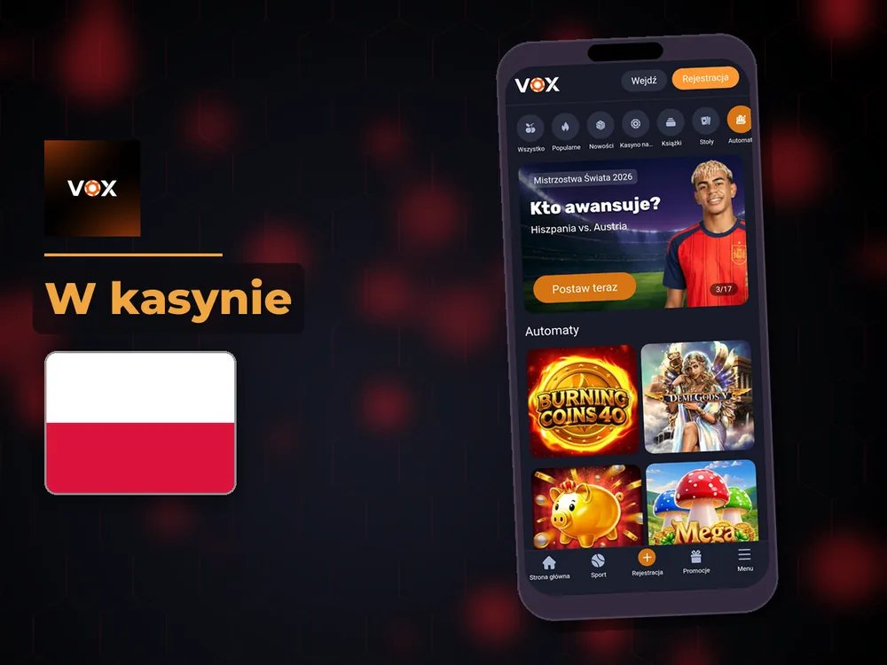 vox casino - W kasynie