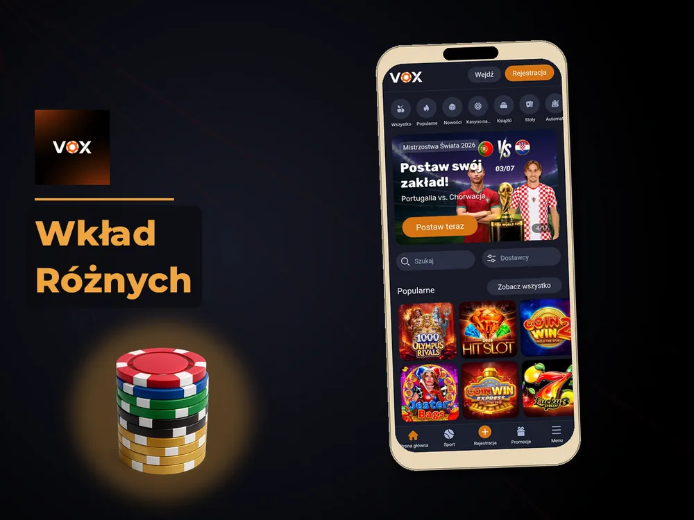 vox casino - Wkład Różnych