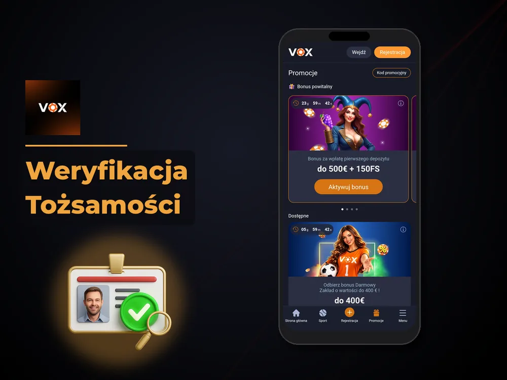 vox casino - Weryfikacja Tożsamości
